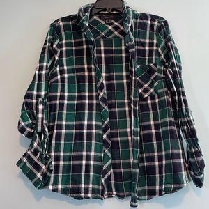 Green & Navy Flannel